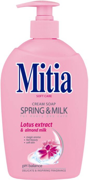 Tekuté mýdlo MITI s pumpičkou Spring & Milk 500ml