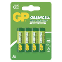 Baterie zinko-chloridové GP Greencell R6 AA 4ks (B1221)