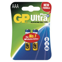 Baterie alkalické GP Ultra Plus LR03 AAA 2ks (B17112)