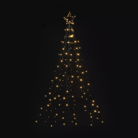 LED vnon kovov strom, 180cm, vnj, tepl bl, asova (ZY2259)