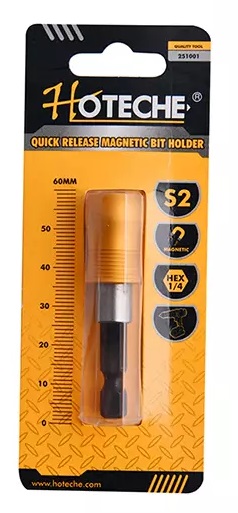 Drk bit magnetick rychloupnac 1/4" x 60 mm HOTECHE (251001)