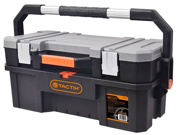Kufřík na nářadí plastový 610x325x285 mm TACTIX (320336)