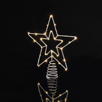 Spojovací Standard LED vánoční hvězda, 28cm, teplá bílá (ZY2379)