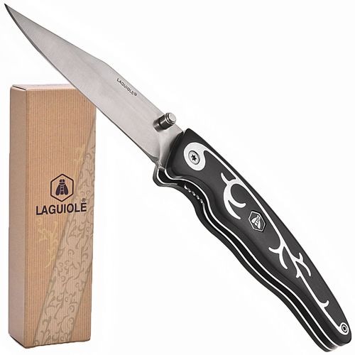 Nůž kapesní "BLACK PAKKA" 21,5 cm Laguiole (ZE40268344)