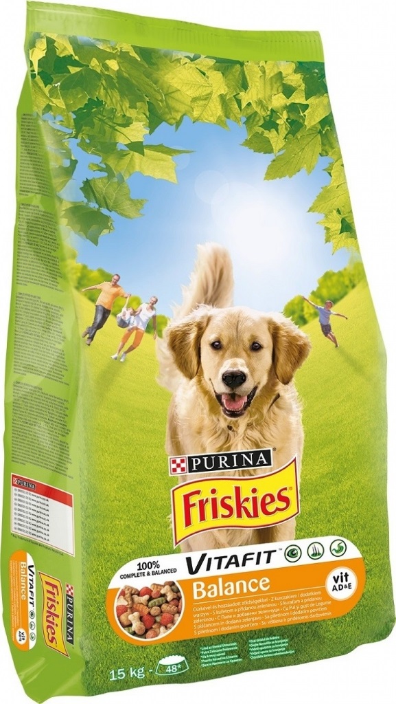 Granule FRISKIES Balance pro psy s kuřetem a zeleninou 10 kg