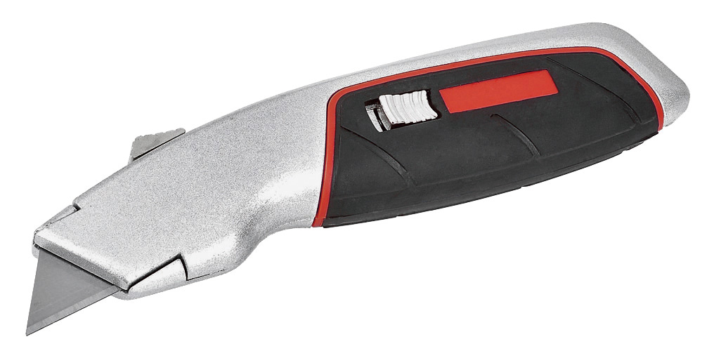 Nůž ořezávací kovový 150 mm + 5 ks náhradní čepele TACTIX (711153)