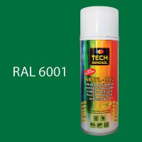 Barva ve spreji akrylov TECH RAL 6001