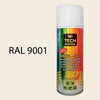 Barva ve spreji akrylov TECH RAL 9001 (bl krmov)