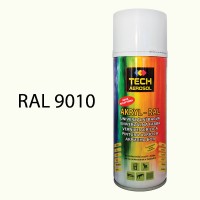 Barva ve spreji akrylová TECH RAL 9010 (bílá matná)
