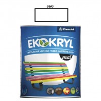 Barva - Ekokryl Mat / 0100 (bílá)