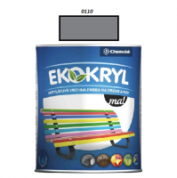Barva - Ekokryl Mat / 0110 (šedá tmavá)