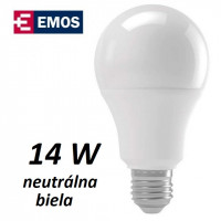 LED rovka EMOS A65 CLASSIC 14W, neutrln bl, E27 (ZQ5161)