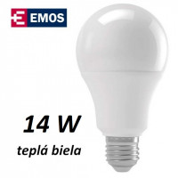 LED rovka EMOS A60 CLASSIC 14W, tepl bl, E27 (ZQ5160)